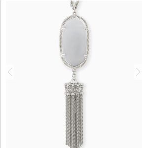 Kendra Scott Rayne Necklace in Silver Slate